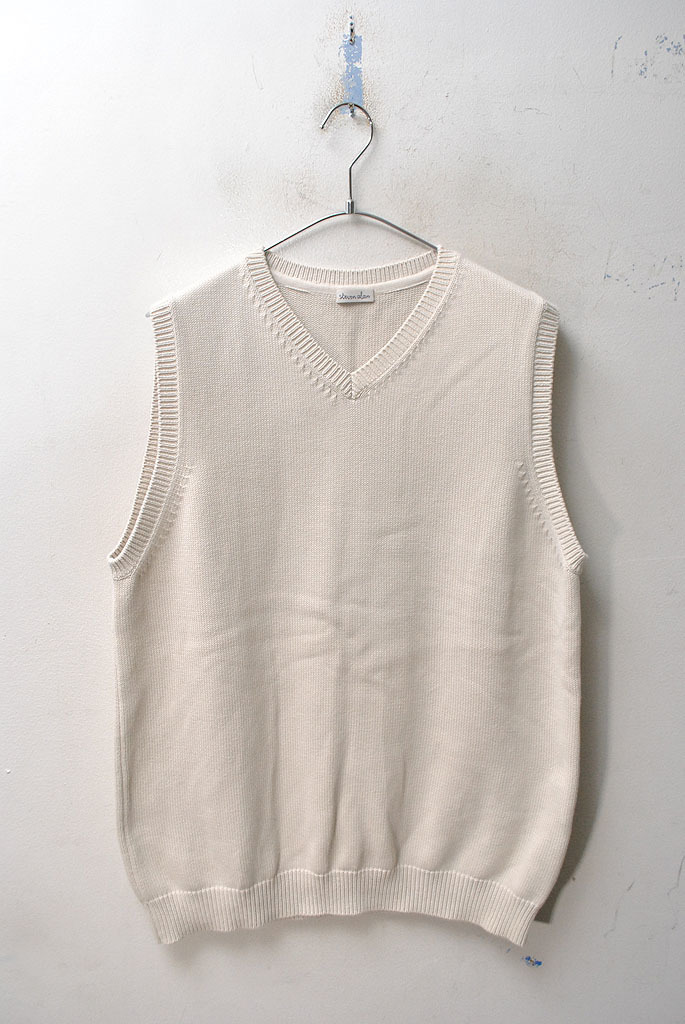 steven alan stevenalan cotton vneck knit vest スティーブンアラン コットン Vネック ニット ベスト L