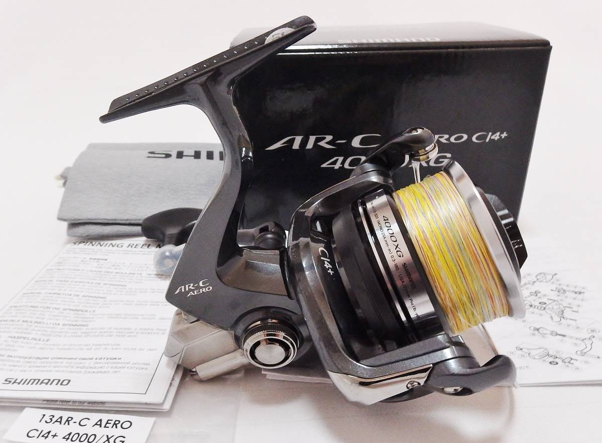 Yahoo!オークション - シマノ 13 AR-C エアロ AERO CI4+ 4000XG Yahoo!オークション - シマノ 13 AR-C エアロ AERO CI4+ 4000XG