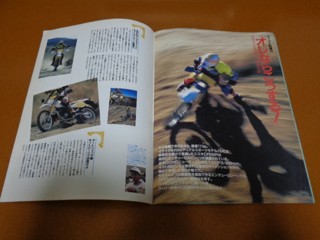 DR250R。スズキ、オフロード、オフ車、曽利隆、寺崎勉、ウイリー松浦。おまけ付き_画像7