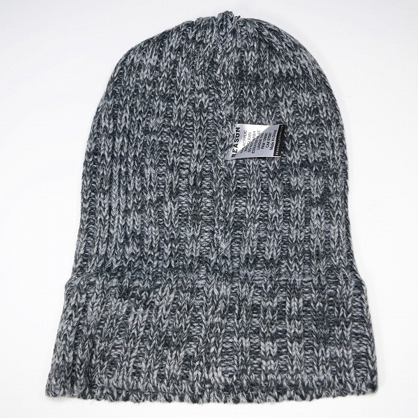 【SALE セール】REASON リーズン ニットキャップ グレー Rib Beanie 男性 女性 メンズ レディース 兼用 帽子_画像4