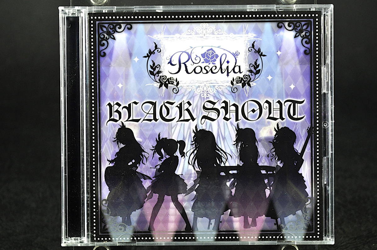 CD+Blu-ray obi, стикер имеется ограничение запись Roselia BLACK SHOUT прекрасный товар б/у rose задний черный автомобиль uto частота li! девушки частота вечеринка!