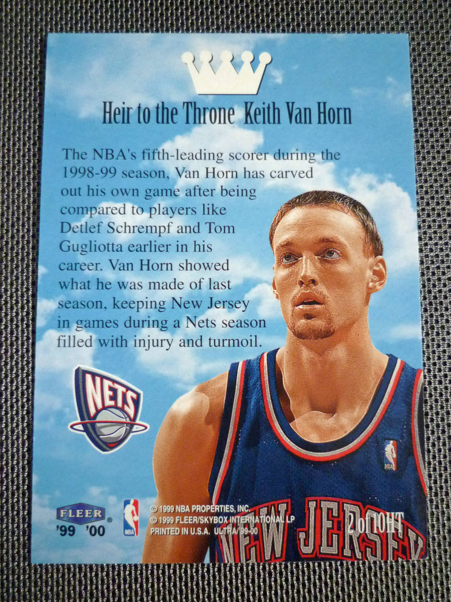 99-00 Fleer ULTRA Heir to the Throne【KEITH VANHORN】#2of10HT_画像2