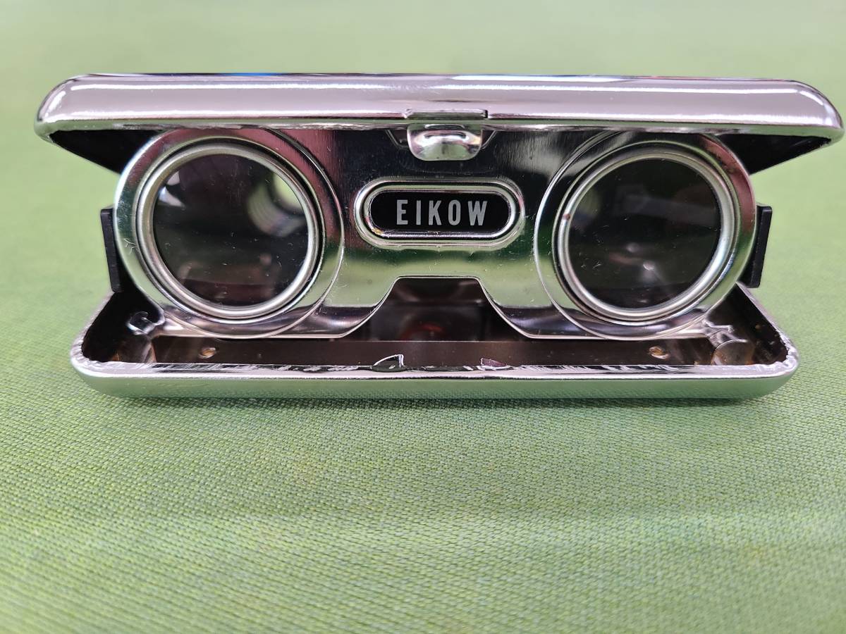 * outright sales *EIKOWeiko- binoculars opera glasses folding type antique retro used 