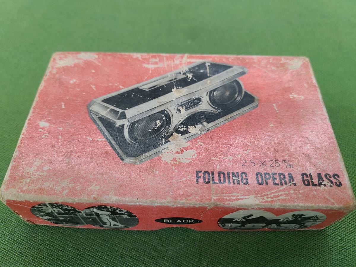 * outright sales *EIKOWeiko- binoculars opera glasses folding type antique retro used 