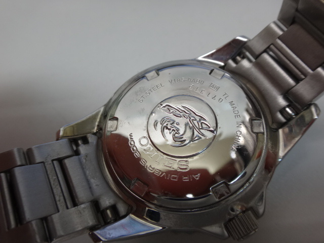 Yahoo!オークション - セイコー Seiko ダイバーズ デイト V185 Yahoo!オークション - セイコー Seiko ダイバーズ デイト V185