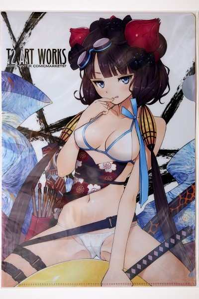 T2 ART WORKS C97 goods set ... clear file ①[ Fate/Grand Order. ornament north .] comics market Tony