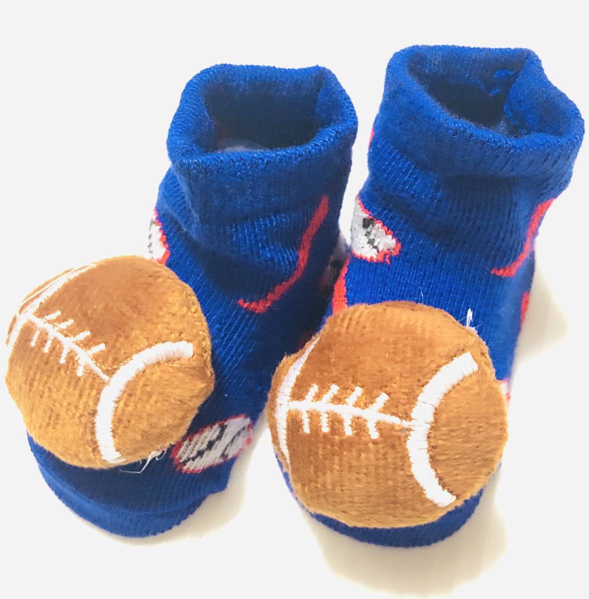  новый товар America покупка товар baby носки ( регби мяч ) размер 0-12month *2type другой лот 