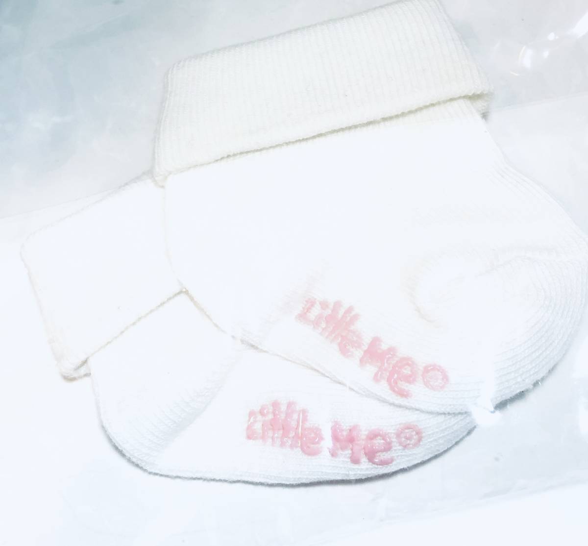  new goods America buy goods LITTLE ME baby socks ( white ) size 0-12month *4type another exhibition 