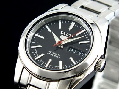 【新品 本物】セイコー SEIKO セイコー5 SEIKO 5 自動巻き 腕時計 SYMK17J1 ブラック