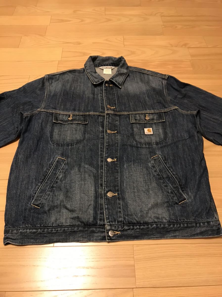 良品☆Carhartt／カーハート 希少サイズ3X-L・メンズ4L超大き目 USED