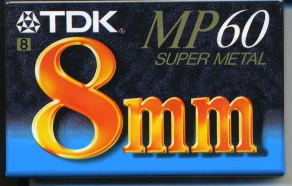  free shipping *TDK video camera for 8mm cassette tape MP 60 minute *