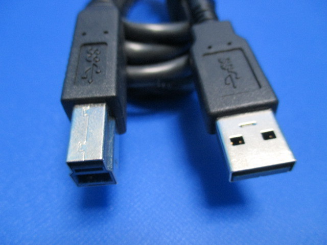 BUFFALO USBケーブル 3.0対応 A-TYPE:USB3.0 B-TYPE 2m ブラック 新規格USB3.0 プリンター ケーブル_画像8