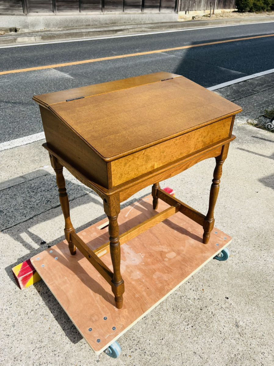  rare /Mackenzie / cosmetics desk / dresser / purity / dresser / make-up desk /Ayano/.. factory / natural tree / Showa Retro / antique / Vintage 