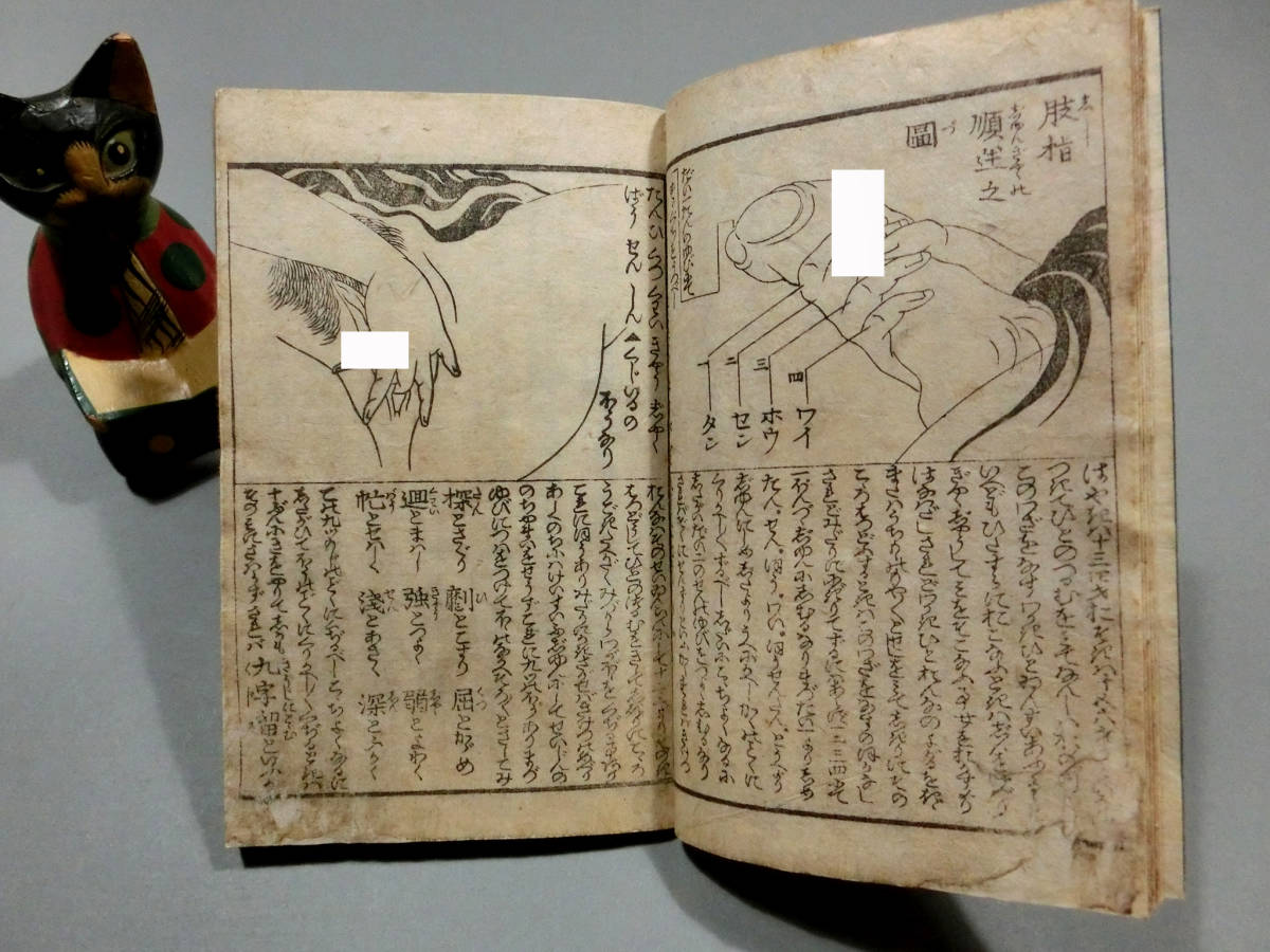 ◇葛飾北斎 画◇江戸時代 木版和本 春画◇「陰陽淫蕩之巻」 ◇葛飾北斎 画◇江戸時代 木版和本 春画◇「陰陽淫蕩之巻」
