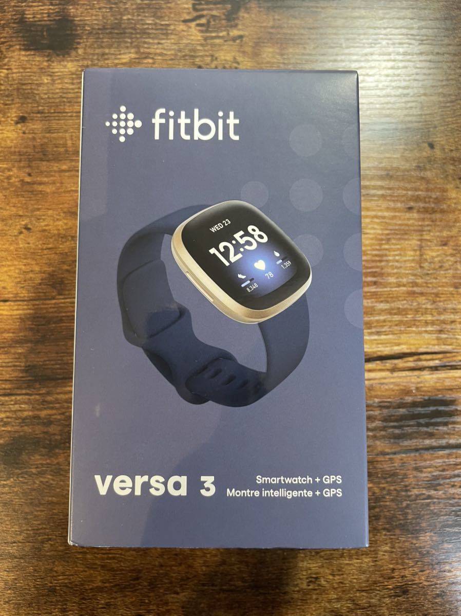 いいスタイル Fitbit Versa 3 FB511GLNV-FRCJK ミッドナイト ソ 