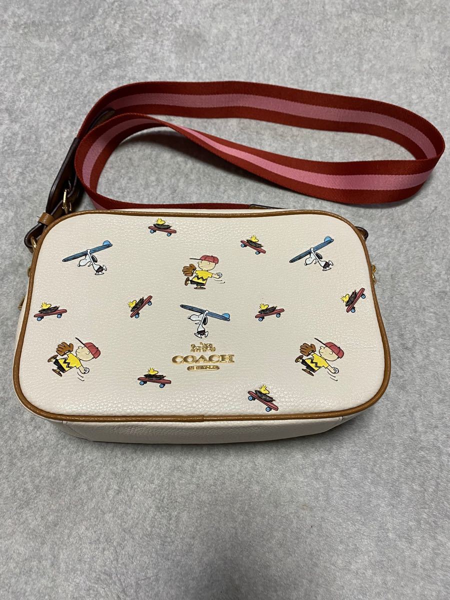 コラボ【PEANUTSxCOACH】スヌーピー テリ ショルダーバッグ | www