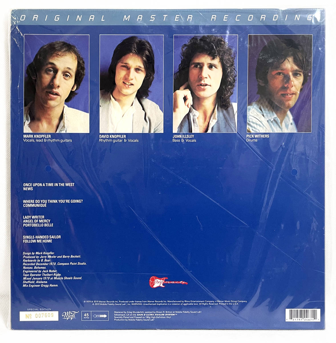 LP高音質180g重量盤 45回転12インチx2枚組 MFSL 美品】 DIRE STRAITS