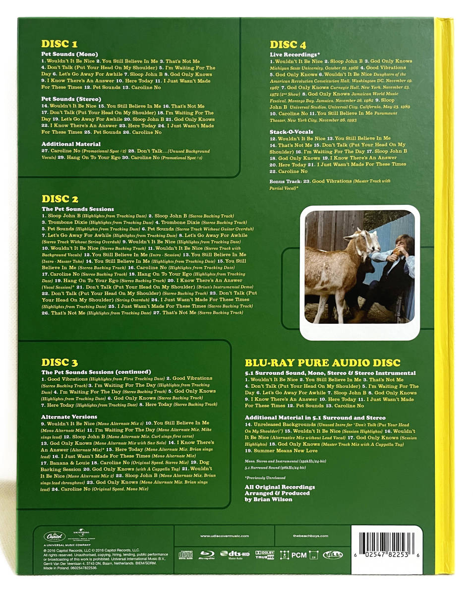 SHM-CD4枚組+Blu-ray高音質音源 EU盤国内仕様》 BEACH BOYS pet sounds