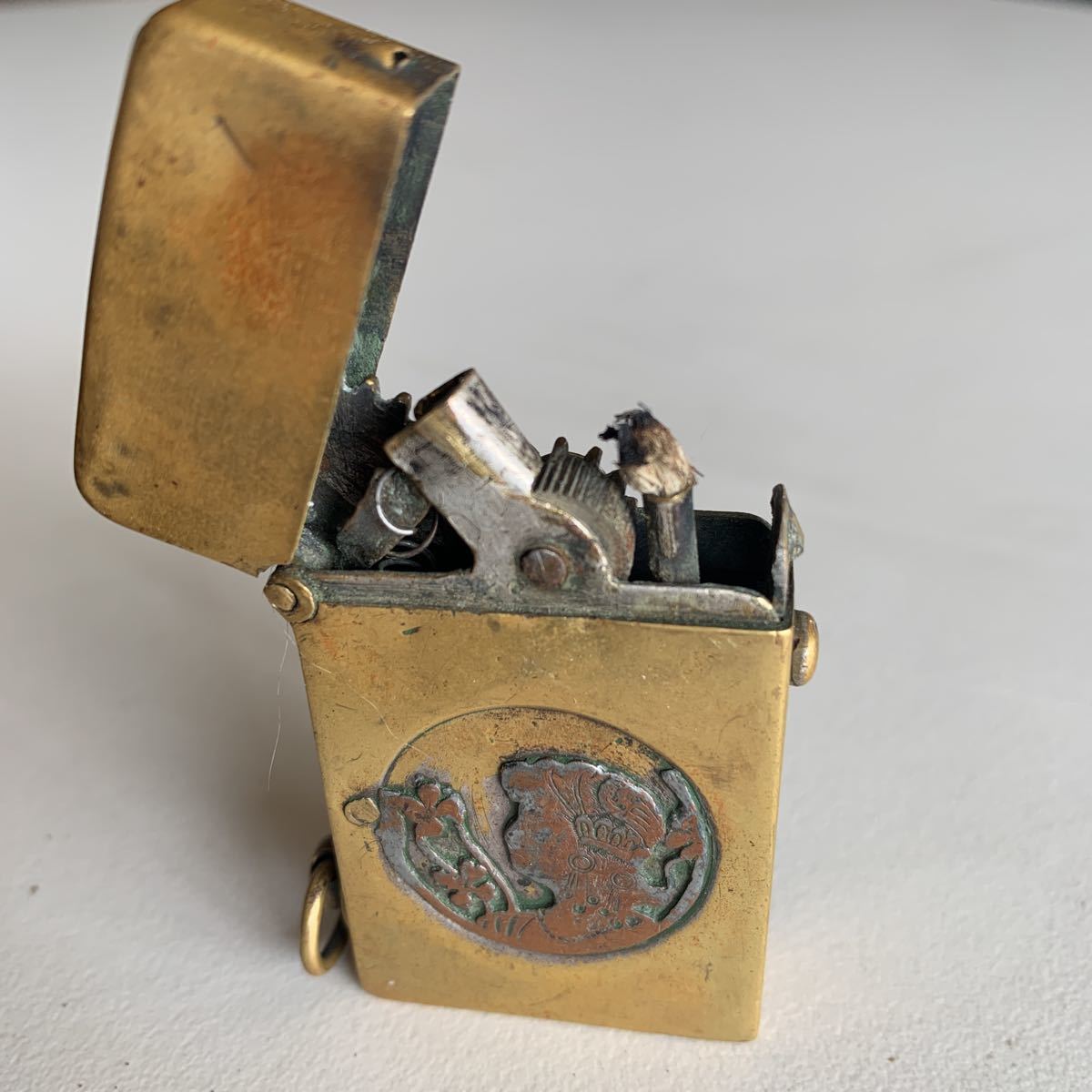 オイルライターr l 製オーストリアワンタッチライター骨董品1900年初頭