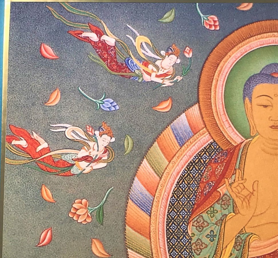 仏画色紙 釈迦如来 釈迦牟尼仏 釈迦 ゴータマ・シッダッタ 仏画色紙 釈迦如来 釈迦牟尼仏 釈迦 ゴータマ・シッダッタ