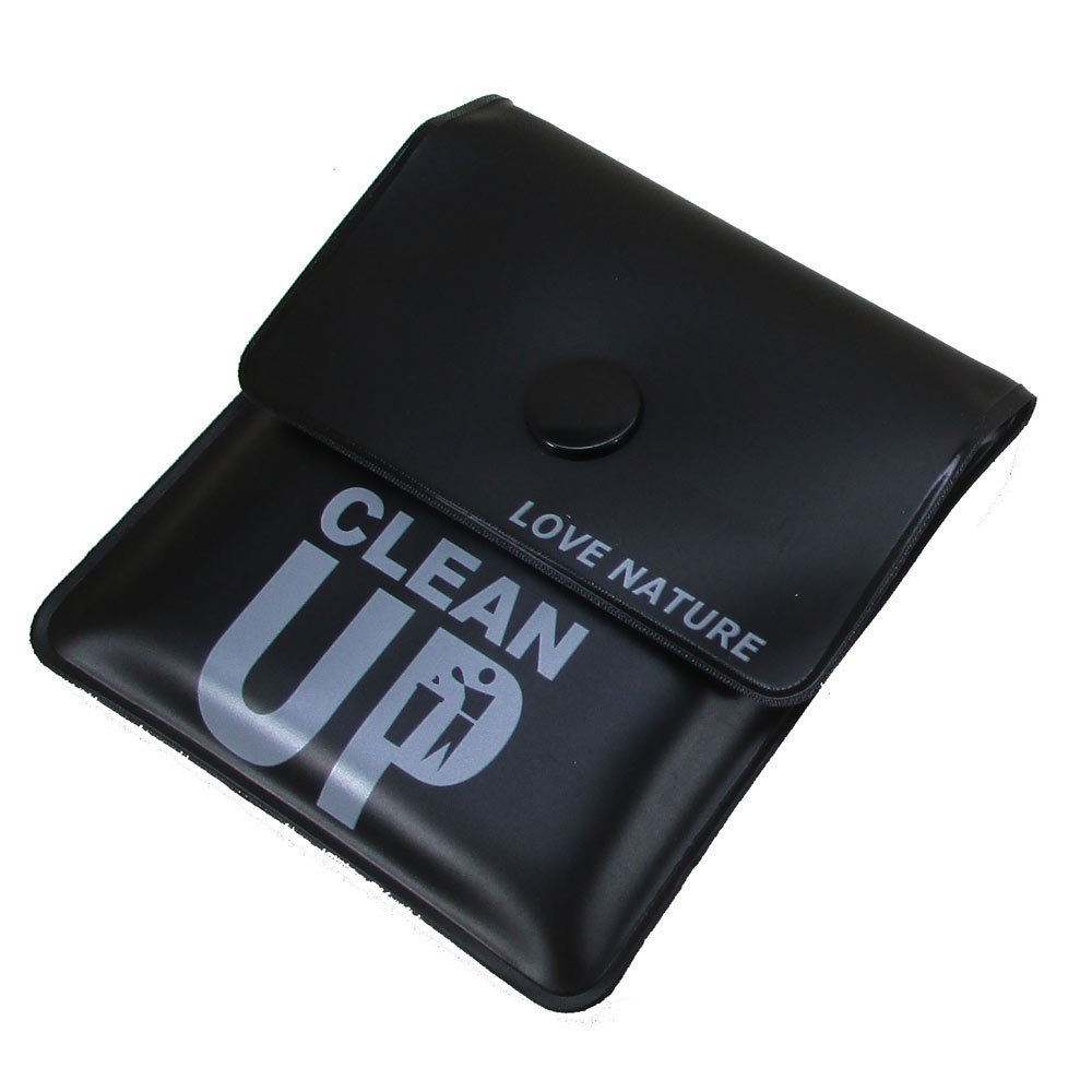 送料無料 携帯灰皿 ソフト吸殻入れ CLEAN UP (株)ライテック お色はお任せ発送/0917ｘ６個セット/卸_画像3