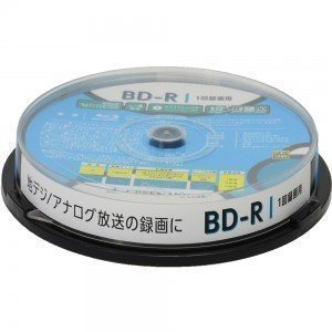 送料無料メール便 BD-R 録画用ブルーレイ メディア 10枚入 GH-BDR25B10/6415 グリーンハウスｘ３個セット_画像3