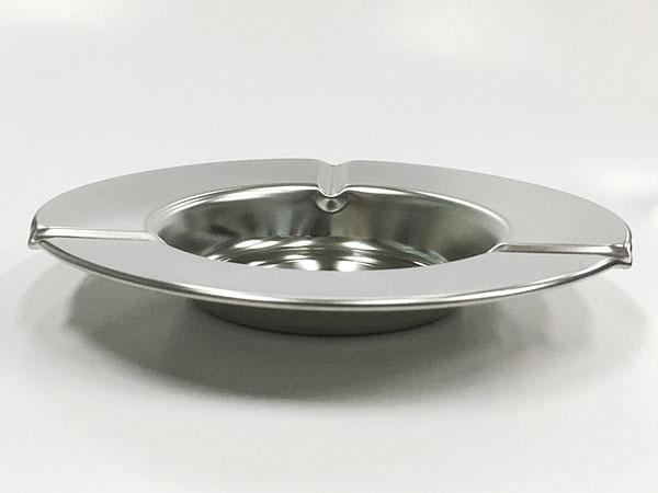 同梱可能 丸型卓上灰皿 ステンレス 日本製 ライテックｘ10皿セット/卸_画像2