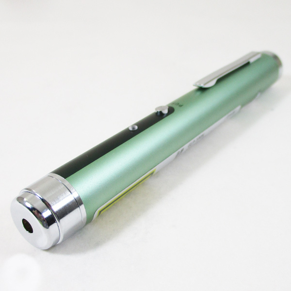 送料無料 日本製 レーザーポインター グリーン光 緑光 ペン型 PSCマーク GLP-100N