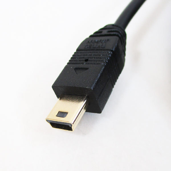 送料無料 USBケーブルAオス-miniオス 3m 3メートル 金メッキ極細USBケーブル USB2A-M5/CA300 4573286590269 変換名人_画像5