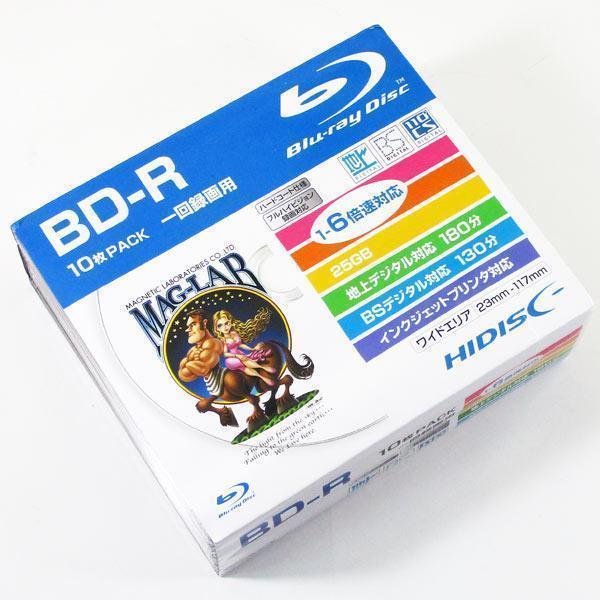 同梱可能 BD-R 録画用 ブルーレイ ディスク 25GB 6倍速 スリムケース入り10枚組 HIDISC HDBD-R6X10SC/2421ｘ３個セット/卸_画像4