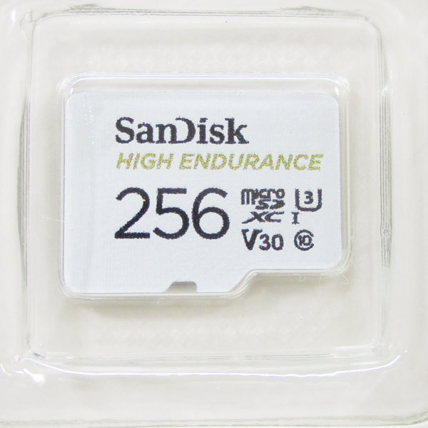 送料無料メール便 256GB microSDXCカード マイクロSD サンディスク 高耐久ドライブレコーダー向 CL10 V30 U3SDSQQNR-256G-GN6IA/3227_画像1