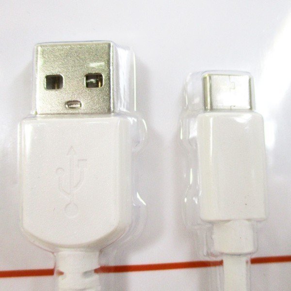 同梱可能 USB Type-Cケーブル 2m ホワイト 急速充電/データ通信 タイプC 過充電保護機能付 HIDISC HD-TCC2WH/1620ｘ１本_画像2