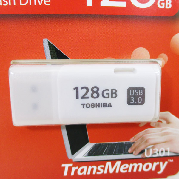 同梱可能 KIOXIA (旧東芝) USBメモリ USB3.0 128GB　128ギガ フラッシュメモリ 過渡期につき柄変更あり_画像3