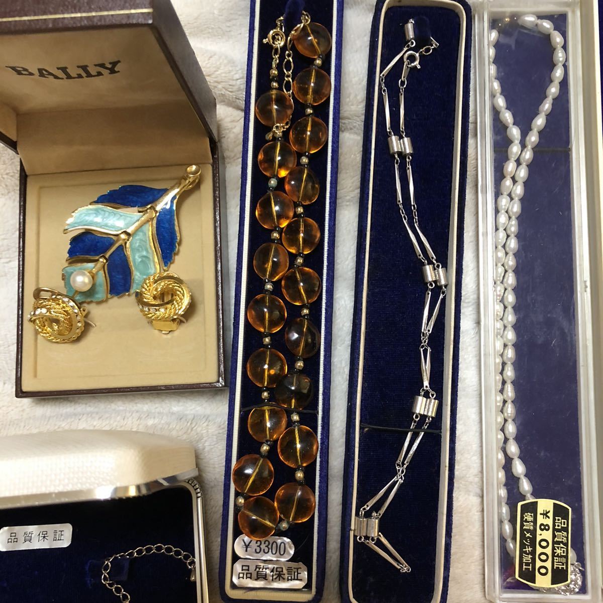 遺品整理 整理品 大量 SILVER 750 アクセサリー 大量 箱付き まとめ