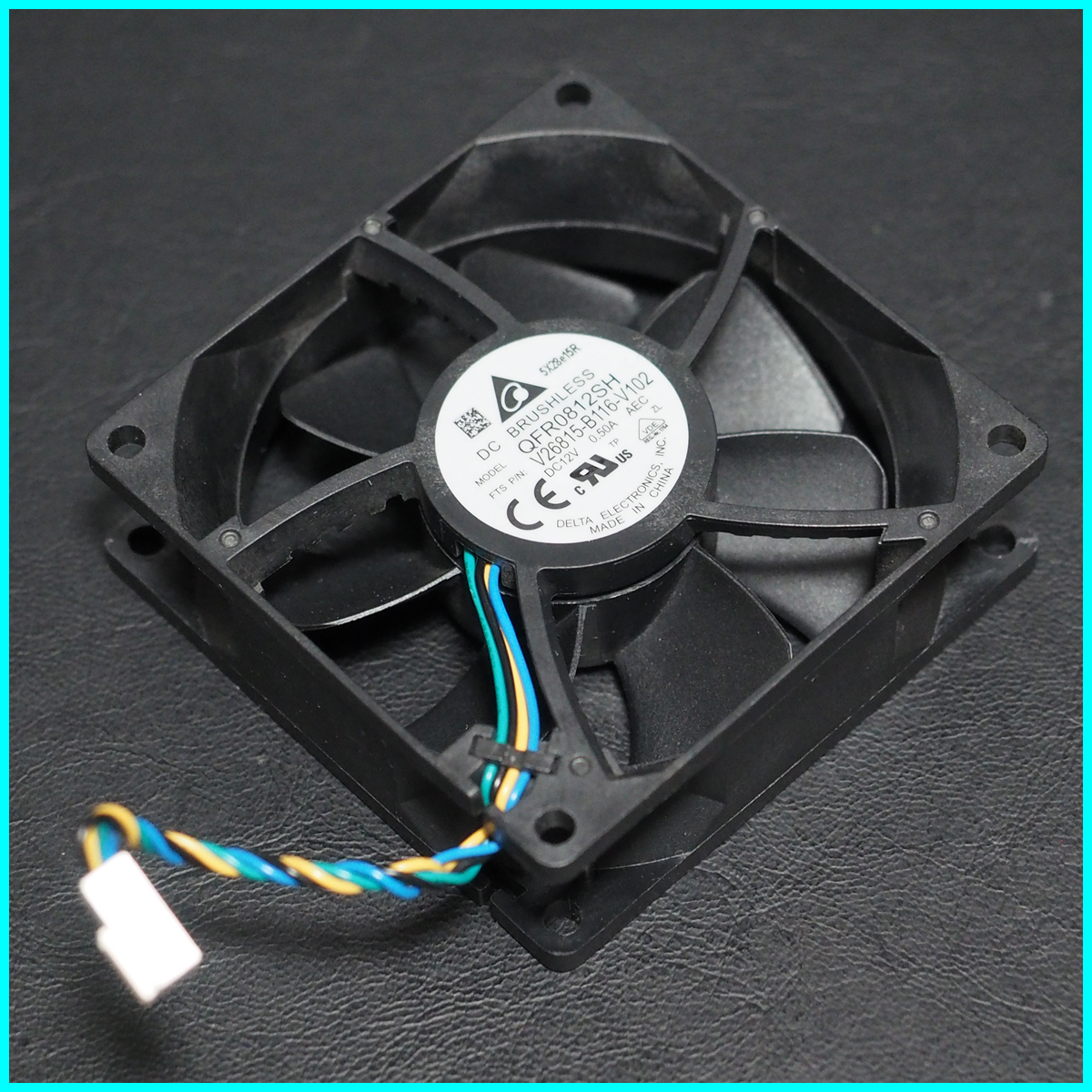 富士通 ESPRIMO D556/PX・D586/M・D586/P・D587/S・D587/SX・D583/K ケースFAN DELTA QFR0812SH FTS P/N:V26815-B116-V102 CP515269-01_画像1