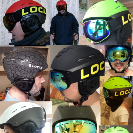 即決!新品$スキーヘルメット 6 色スキーヘルメット CE 認証雪スキースノーボードスケートボードヘルメット 55- 61 センチメートル_画像5