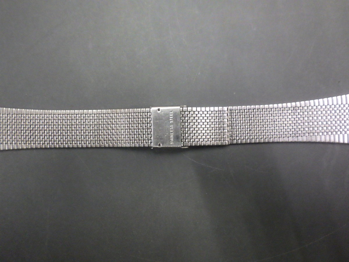  б/у Seiko Citizen Casio универсальный оттенок серебра нержавеющая сталь breath SUS ширина : 7.5/21mm длина : регулируемый управление No.01599
