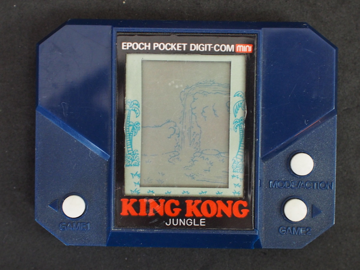  super-rare that time thing LCD game Game & Watch DIGIT-COM mini Epo kEPOCH King Kong Jean gruKING KONG JUNGLE 1982 year made No.6437
