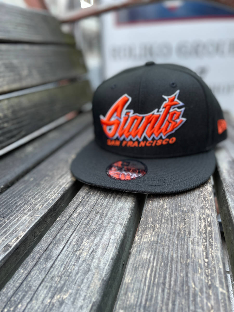 USA正規品 NEWERA ニューエラ 9Fifty ジャイアンツ Giants スナップバックキャップ MLB 公式 メジャーリーグ サイズ調節