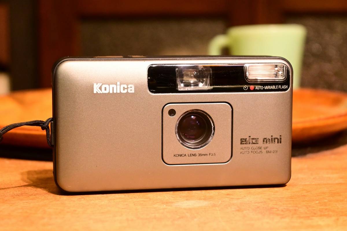 フィルムカメラ】動画あり コニカ ビッグミニ BM-201 一部動作確認済①