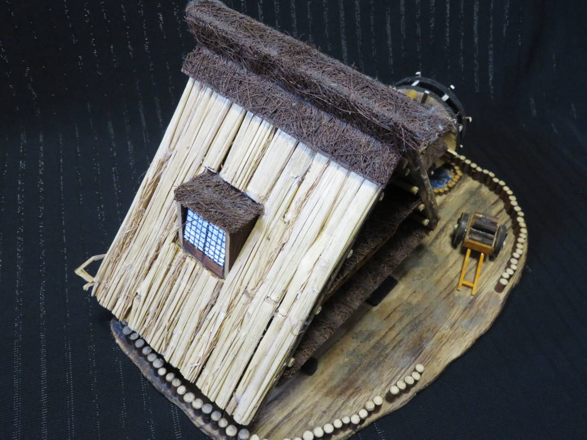 ◇白川郷 合掌造り 木製 模型 置物 オブジェ 水車小屋 飾り物◇ ◇白川郷 合掌造り 木製 模型 置物 オブジェ 水車小屋 飾り物◇