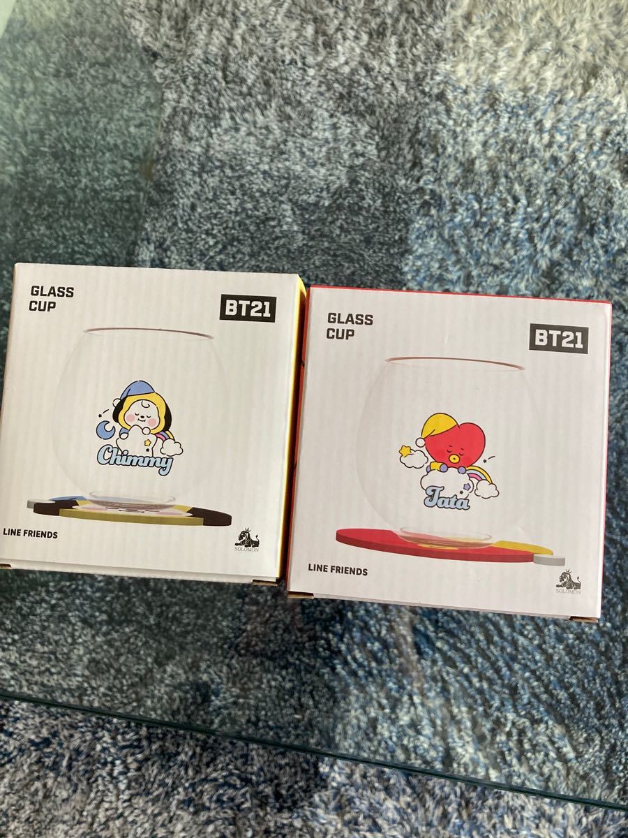 BT21 公式グッズ コップ320ml チミー　タタ　2点セット　TATA  &CHIMMY