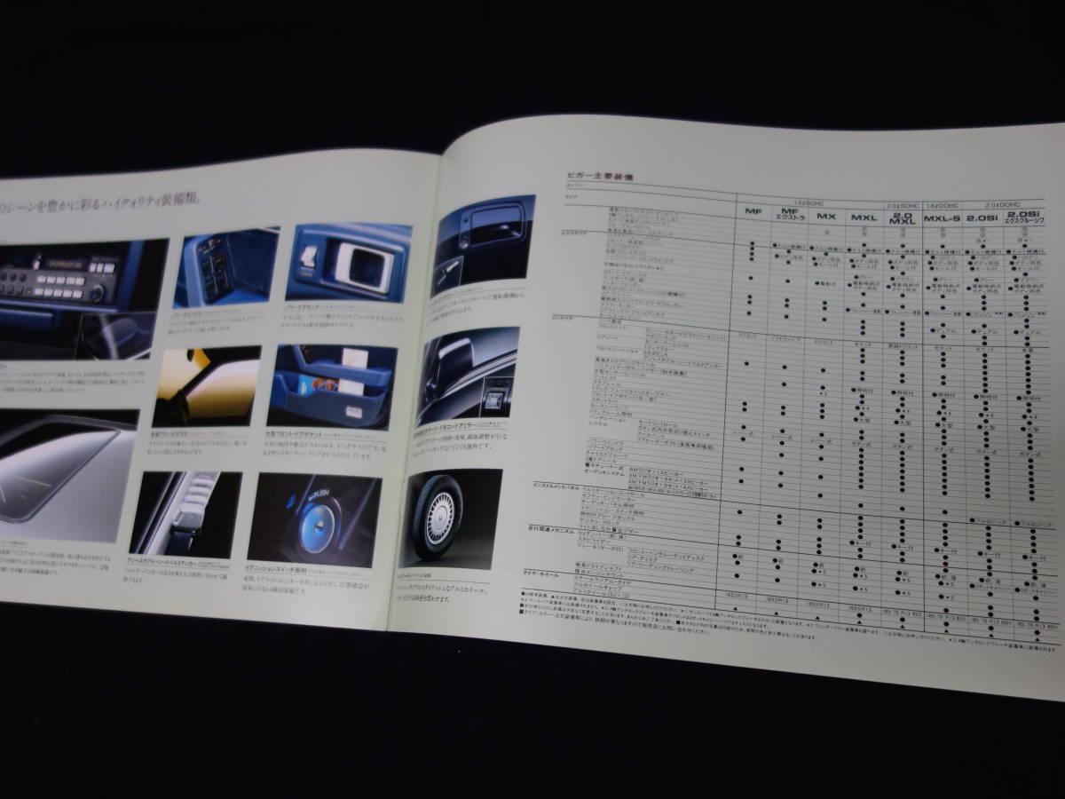 【￥1000 即決】ホンダ VIGOR ビガー CA1 / CA5 / CA2 / CA3型 専用 本カタログ / 1987年 【当時もの】_画像9