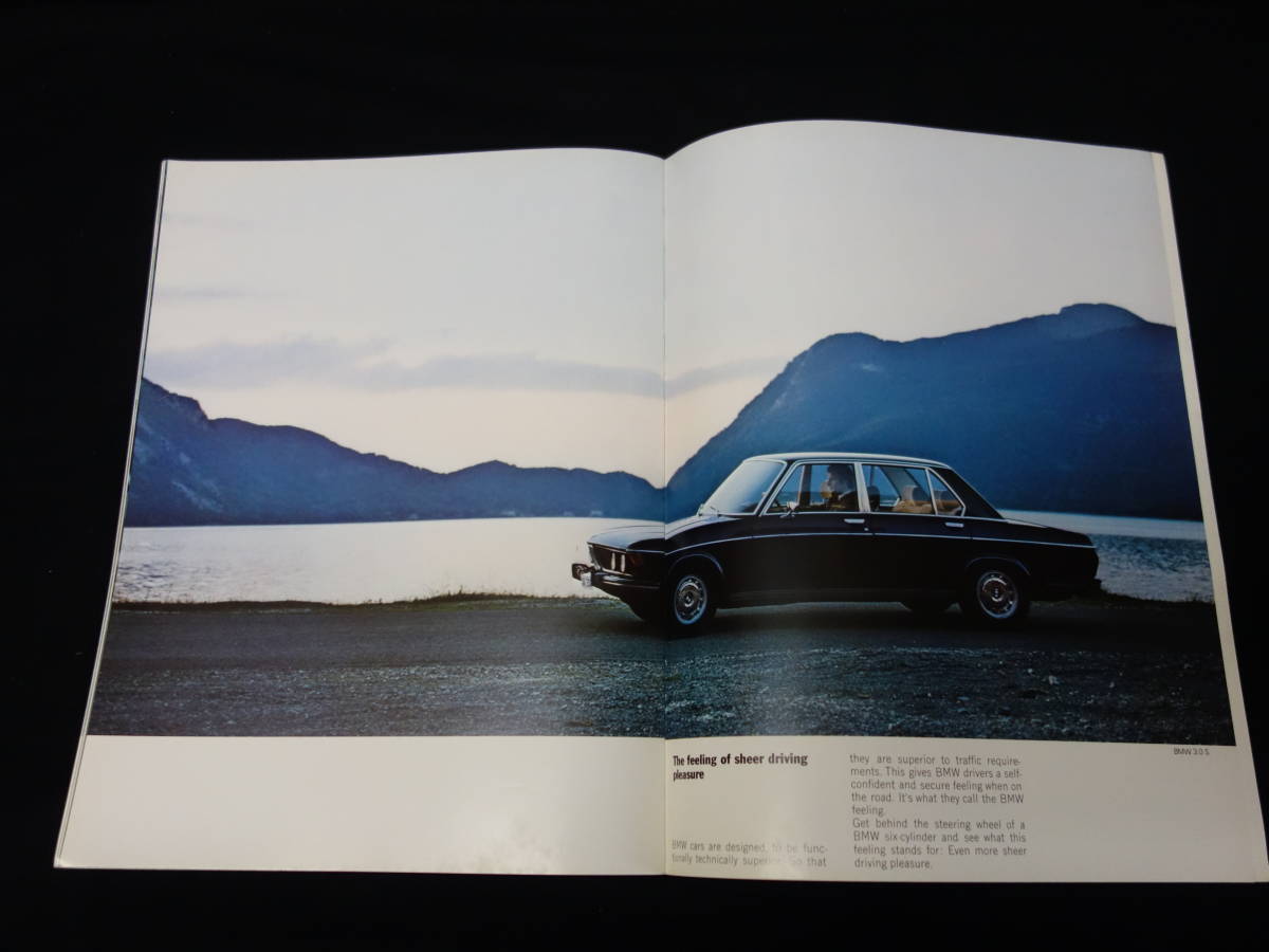 [1971 year ]BMW 2500 / 2800 / 3.0S / 3.0SI exclusive use main catalog / English version [ at that time thing ]