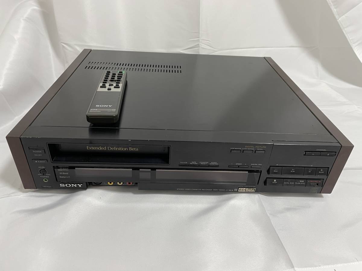 美品 動作確認済 純正リモコン付き EDV-5000 RMT-166 SONY ソニー ED