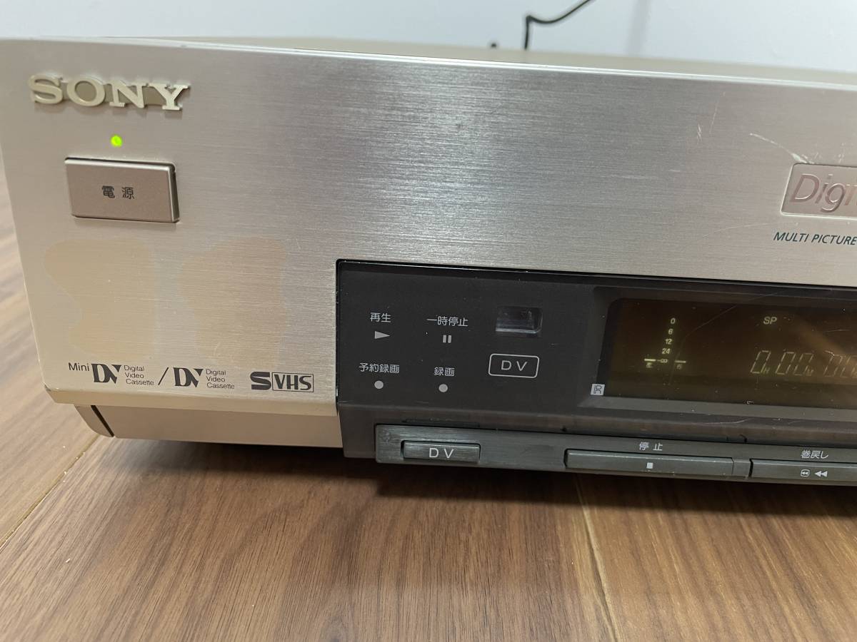 美品】SONY WV-D10000 ソニー DV+S-VHS miniDV/DV/S-VHS ビデオデッキ ダブルデッキ レコーダー 