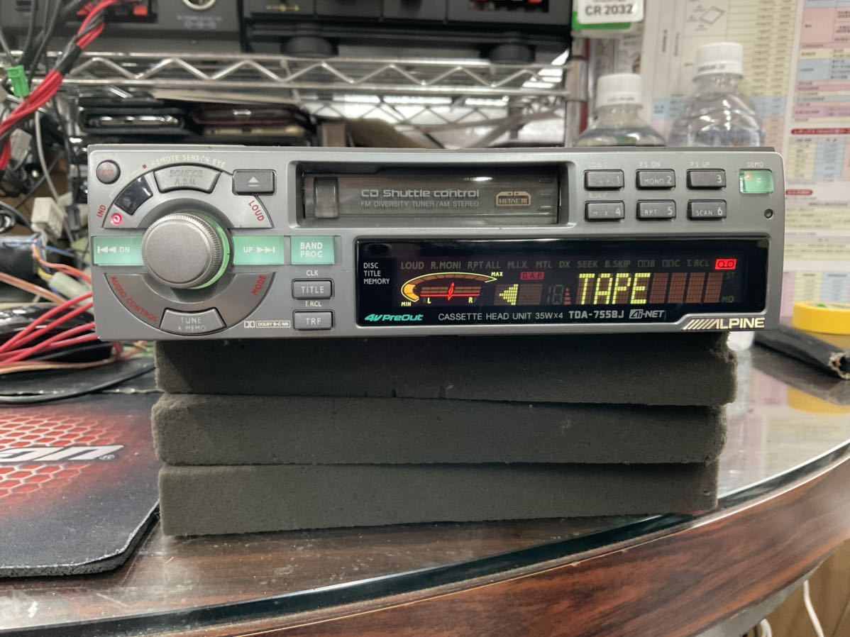 Yahoo!オークション - アルパイン カセットデッキ TDA-7558J Yahoo!オークション - アルパイン カセットデッキ TDA-7558J