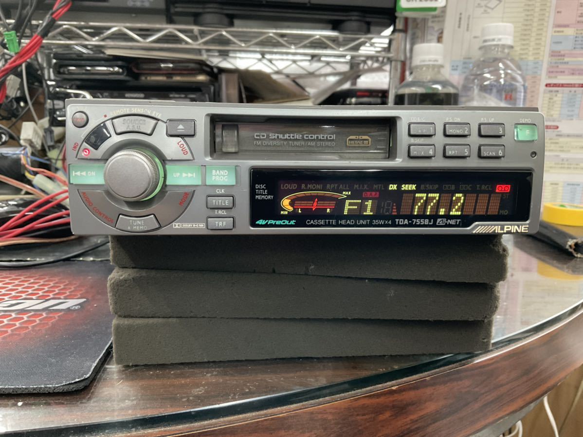 Yahoo!オークション - アルパイン カセットデッキ TDA-7558J Yahoo!オークション - アルパイン カセットデッキ TDA-7558J
