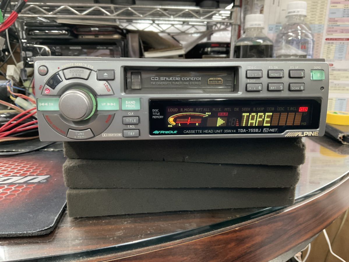 Yahoo!オークション - アルパイン カセットデッキ TDA-7558J Yahoo!オークション - アルパイン カセットデッキ TDA-7558J
