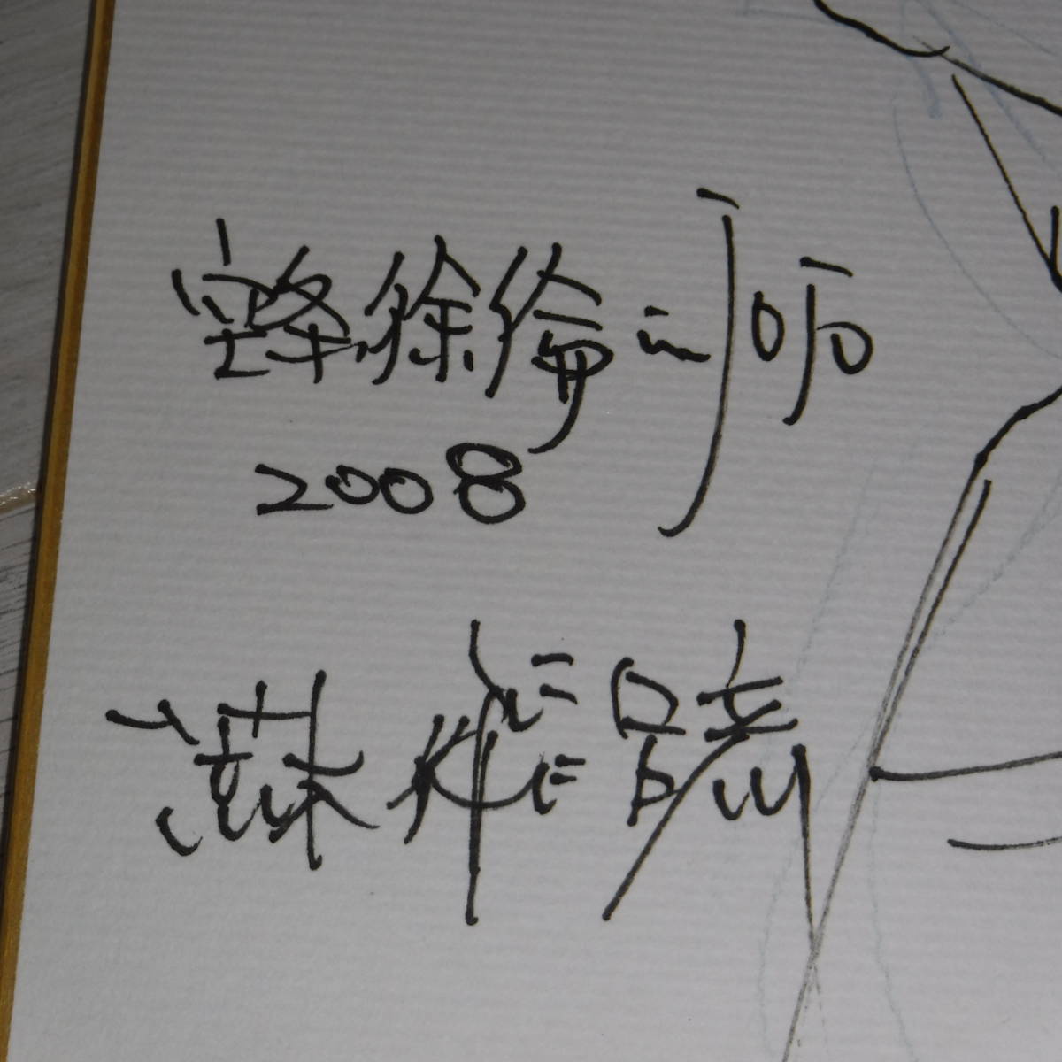 ジョジョの奇妙な冒険・空条徐倫 荒木飛呂彦 直筆サイン色紙 の ジョジョの奇妙な冒険・空条徐倫 荒木飛呂彦 直筆サイン色紙 の